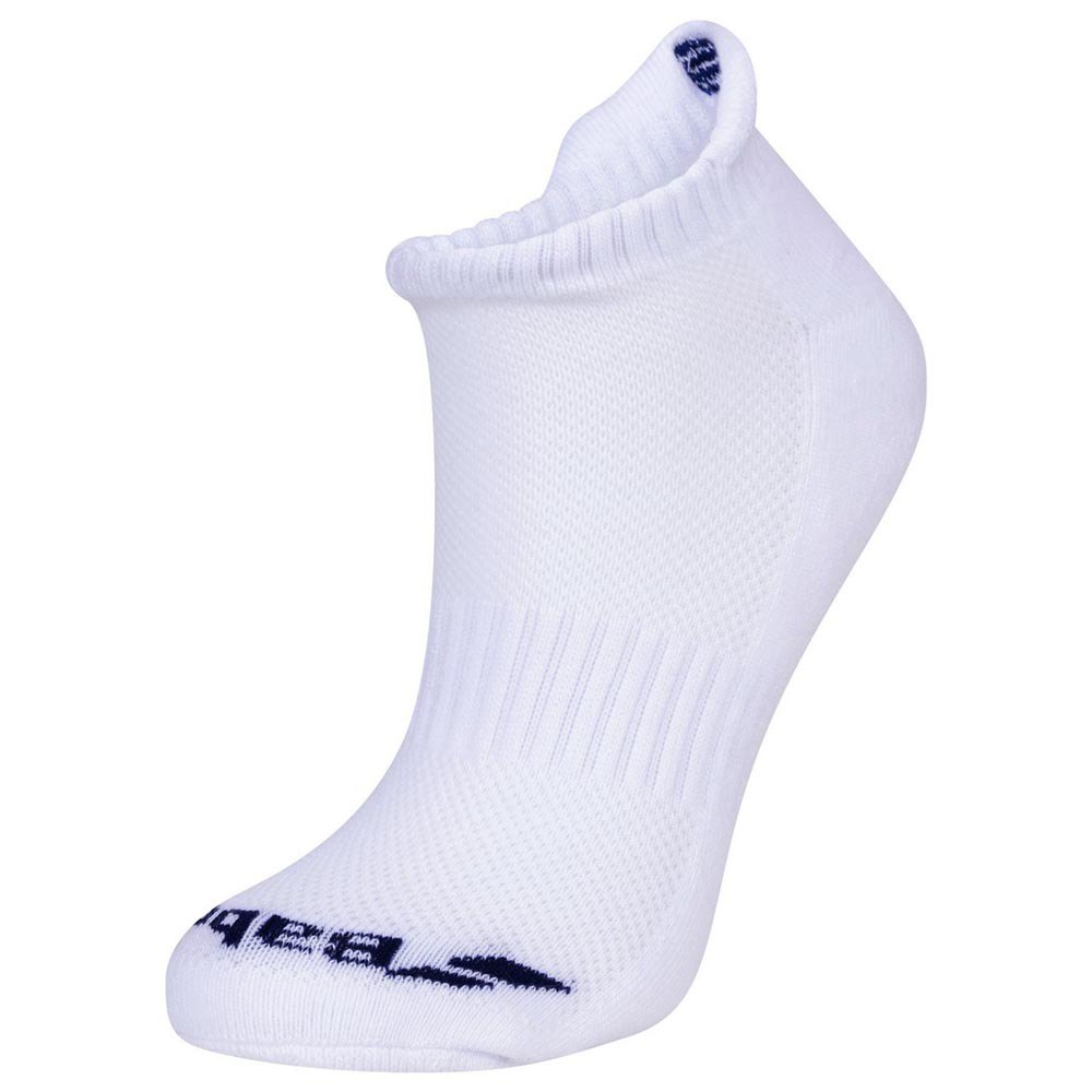 BABOLAT SOCKS INVISIBLE 2 PAIRS PACK WHITE