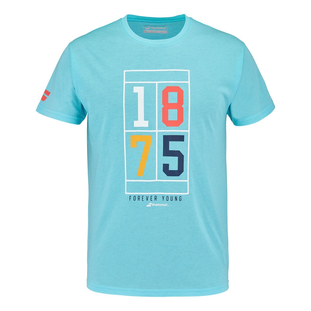 BABOLAT EXERCISE VINTAGE TEE ANGLE BLUE