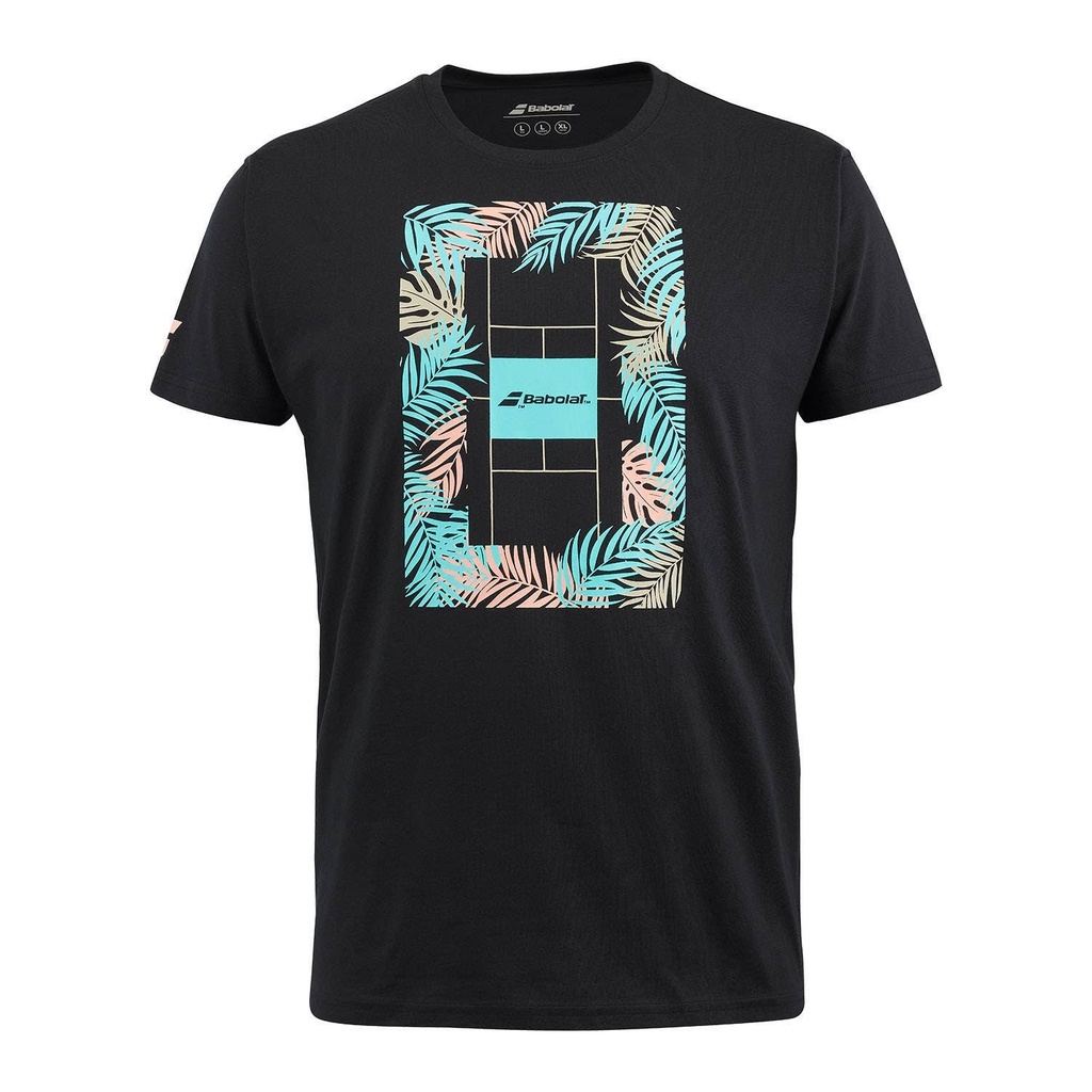 BABOLAT MESSAGE PALM TEE BLACK