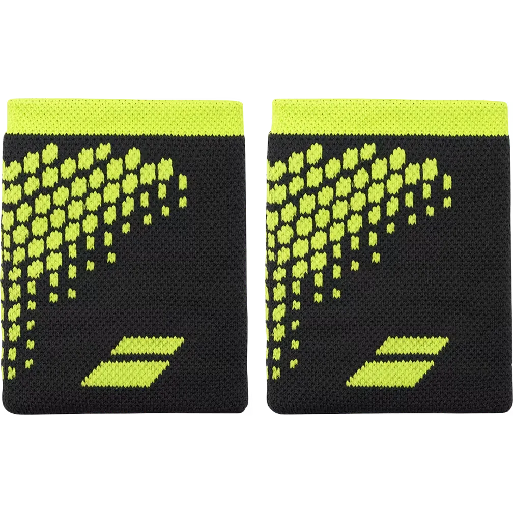 BABOLAT JUMBO WRISTBAND BLACK/AERO