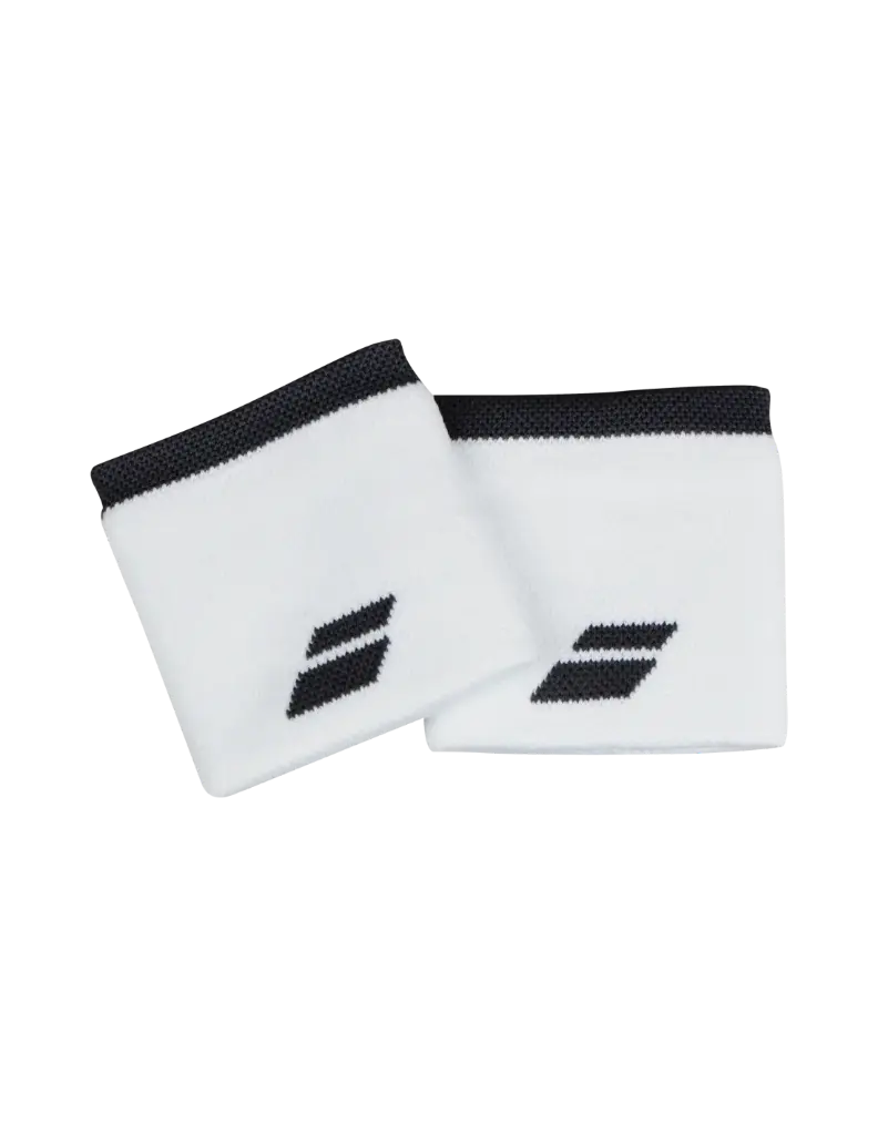 BABOLAT WRISTBAND WHITE/BLACK