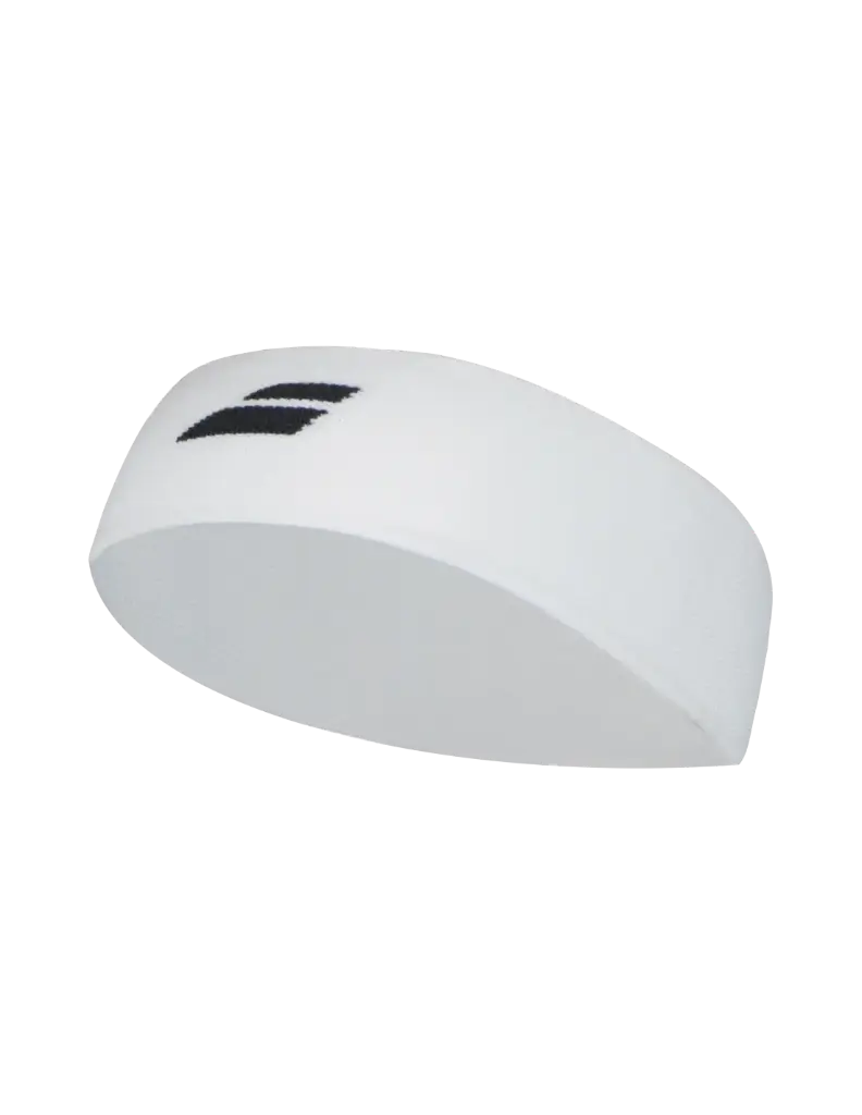 BABOLAT LOGO HEADBAND WHITE