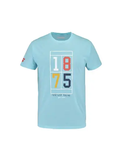 BABOLAT VINTAGE TEE JR ANGLE BLUE