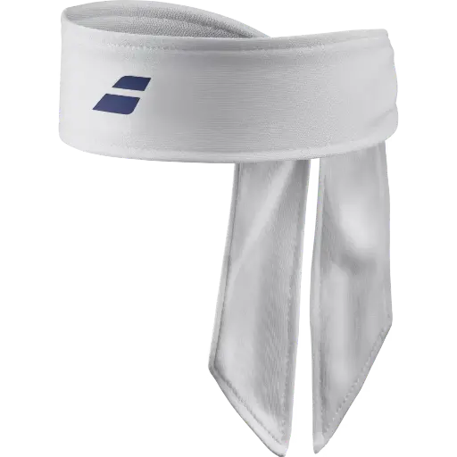 [174106] BABOLAT TIE HEADBAND WHITE