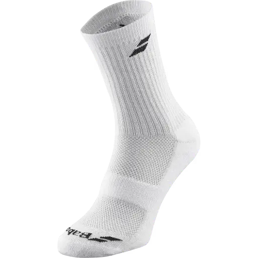 BABOLAT SOCKS 3 PAIRS PACK WHITE