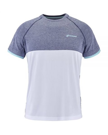 BABOLAT PLAY CREW NECK TEE GRAY