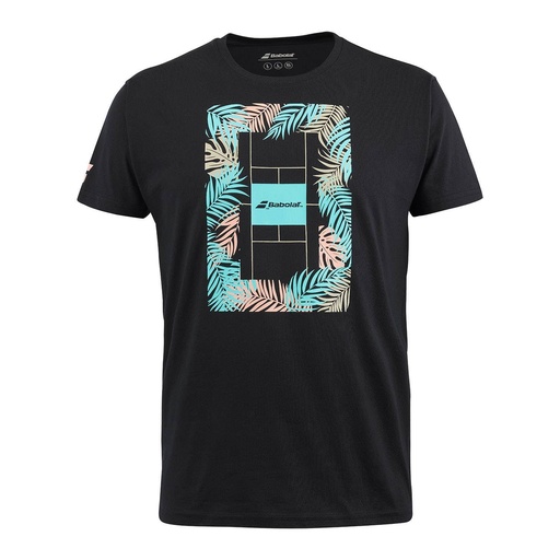 BABOLAT MESSAGE PALM TEE BLACK